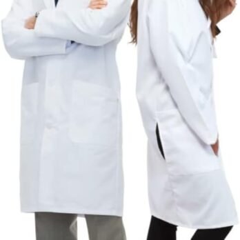 Gabacha de laboratorio – 3/4 de longitud abrigos de laboratorio ligeros para mujeres y hombres
