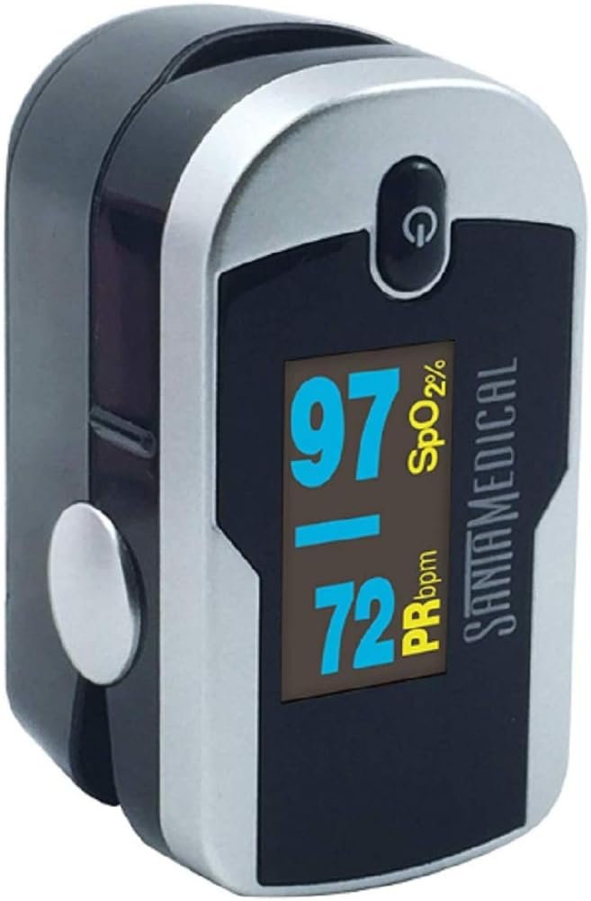 Monitor de saturación de oxígeno en sangre de oxímetro de pulso de oxímetro de pulso de generación 2 con baterías y cordón - Imagen 2