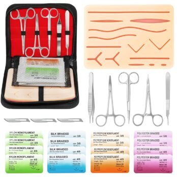 Kit de práctica de sutura para estudiantes de medicina
