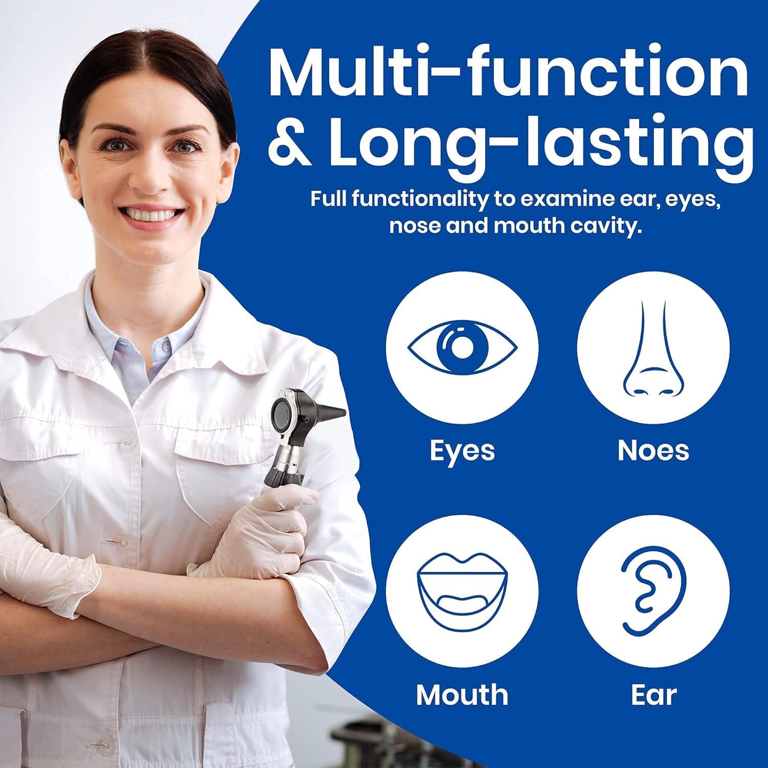 Zyrev juego de oftalmoscopio 2 en 1 - Perfecto para estudiantes de enfermería y medicina - Imagen 6