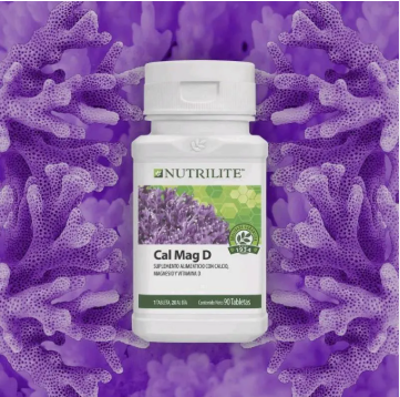 Cal Mag D, Contiene calcio magnesio vitamina D, combina calcio y magnesio de algas naturales con vitamina D para mejorar su absorción. Este trío ayuda a fortalecer los huesos y mantenerlos saludables, brindándole a tu cuerpo los nutrientes esenciales que necesita - Imagen 4