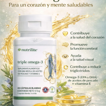 Omega 3, ideal para personas que trabajan o estudian y utilizan mucho el cerebro. Es perfecto para quienes buscan rendir mejor mentalmente y mantenerse activos durante el día.